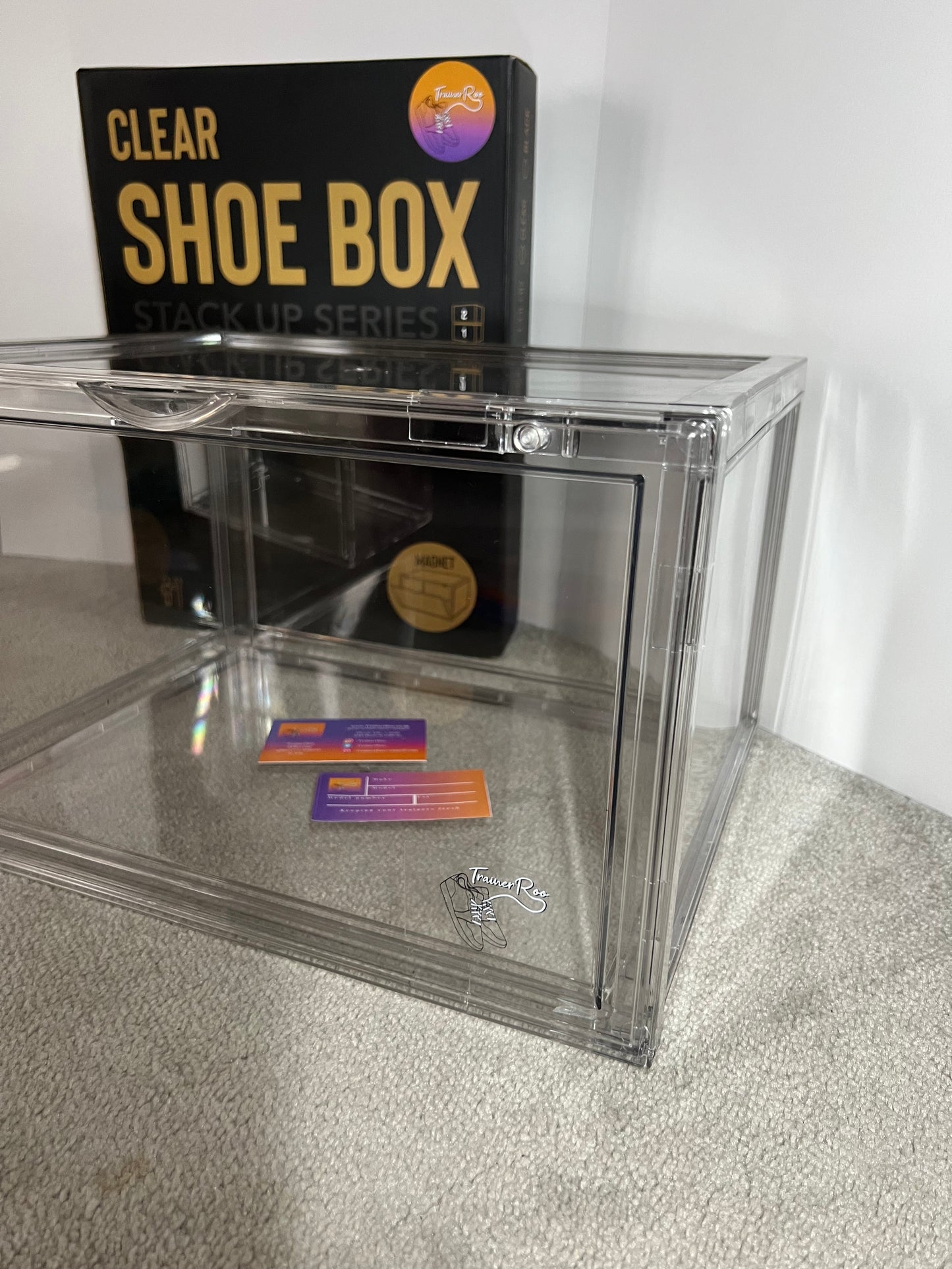 360 Crystal Clear Acrylic Trainer Display Box